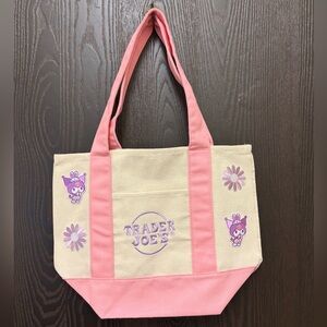 Trader Joe’s mini pastel tote bag- 2026 pink